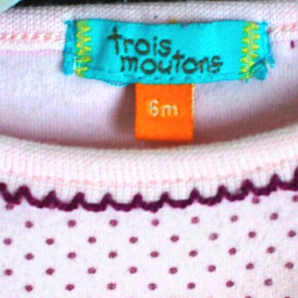 Trois Moutons | Infant Long Sleeve Baby Doll Top - Picture 2 of 5